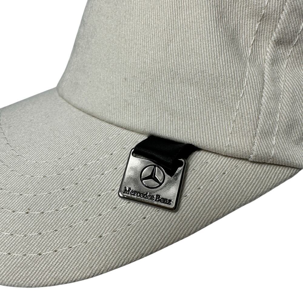 Mercedes Benz Khaki Tan Baseball Hat Cap Adjustable Made in USA - Picture 4 of 13